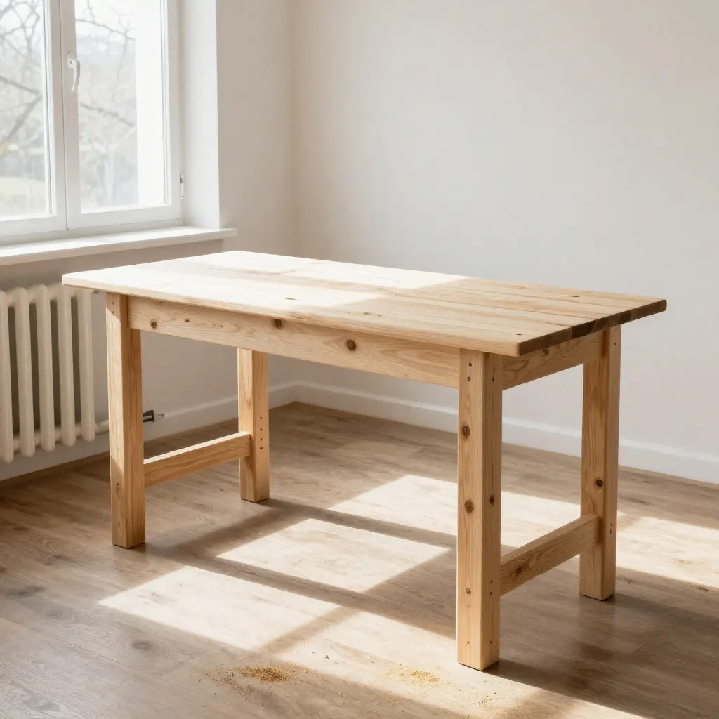 Hantverksverkstad med träarbete